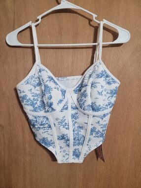 Corset Style Crop Top